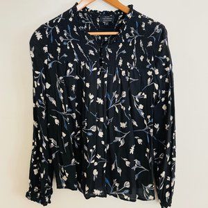 Lucky Brand│Black Printed Blouse